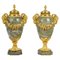 19th Century Gilt Bronze and Marble Incense Burners, Set of 2 1