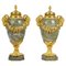 19th Century Gilt Bronze and Marble Incense Burners, Set of 2, Image 1