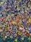 Beppe Avvanzino, Colorful Flower Meadow, Oil on Wooden Board, 2001, Framed, Image 3