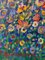 Beppe Avvanzino, Colorful Flower Meadow, Oil on Wooden Board, 2001, Framed 5