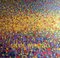 Beppe Avvanzino, Colorful Flower Meadow, Oil on Wooden Board, 2001, Framed 10