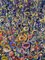 Beppe Avvanzino, Colorful Flower Meadow, Oil on Wooden Board, 2001, Framed, Image 7