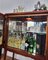 Mueble de bar italiano Mid-Century de madera tallada con espejo de mosaico de Paolo Buffa, años 60, Imagen 4