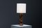 Lámpara de mesa esculpida atribuida a Gianni Pinna, Italia, años 70, Imagen 6