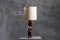 Lámpara de mesa esculpida atribuida a Gianni Pinna, Italia, años 70, Imagen 3