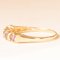Vintage 9k Yellow Gold Band with Amethysts, 1980s 4