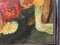 Flowers, Late 19th Century, Oil Painting on Canvas, Framed, Image 7