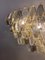 Oval Amber and Grey Poliedri Murano Glass Chandelier or Ceiling Light, 1990s, Image 8