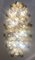 Ovaler Kronleuchter oder Deckenlampe aus Poliedri Murano Glas in Bernstein & Grau, 1990er 14