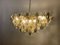 Oval Amber and Grey Poliedri Murano Glass Chandelier or Ceiling Light, 1990s 12