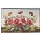 French Aubusson Tapestry with Flowers and Butterflies Decor, 1950s 1