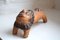 Early 20th Century Indian Terracotta Lions, Set of 2 5