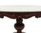 Mahogany Table with a Cartouche-Shaped Marble Top, 1840s, Image 11