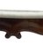 Mahogany Table with a Cartouche-Shaped Marble Top, 1840s, Image 4