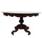 Mahogany Table with a Cartouche-Shaped Marble Top, 1840s, Image 2