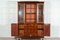 Large English 19th Century Mahogany Glazed Breakfront Bookcase, 1880s, Image 2