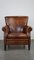 Vintage Brown Leather Lounge Chair 3