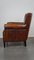 Vintage Brown Leather Lounge Chair 6