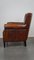 Vintage Brown Leather Lounge Chair, Image 6