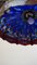 Grandes Lampes à Suspension Style Tiffany Bleues avec Libellules, Set de 2 10