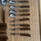 Walnut and Stainless Steel Flatware from Mills Moores, Set of 48 5