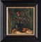 Paul Ackerman, The Red Bouquet, Oil Painting on Paper, Mid-20th Century, Framed, Image 5