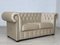 Chesterfield Two-Seater Sofa in Beige, Image 1