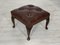 Chesterfield Stool in Dark Brown 2