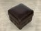 Chesterfield Pouf in Dark Brown, Image 3