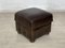 Chesterfield Pouf in Dark Brown, Image 2