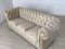 Chesterfield Three-Seater Sofa in Beige, Image 7