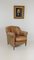 Vintage Sessel aus Rindsleder 1