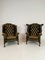 Green Chesterfield Lounge Chairs, Set of 2 2