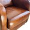 Vintage Club Chair in Brown Leather, Image 5