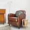 Vintage Club Chair in Brown Leather, Image 2