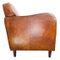 Vintage Club Chair in Brown Leather, Image 6