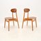 Swedish Dining or Side Chairs by Sven Erik Fryklund from Hagafors, 1960s, Set of 2 3