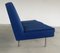 Divano Airport vintage in tessuto blu di Hans J. Wegner per AP Stolen, anni '60, Immagine 5