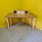 Vintage Desk Veneered with Zebra Wood, 1980s 1