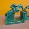French Art Deco Ceramic Bookends with Jockeys, 1930s, Set of 2 2
