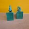 French Art Deco Ceramic Bookends with Jockeys, 1930s, Set of 2 7