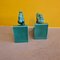 French Art Deco Ceramic Bookends with Jockeys, 1930s, Set of 2, Image 7