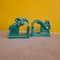 French Art Deco Ceramic Bookends with Jockeys, 1930s, Set of 2 1