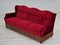 Danish 3-Seater Sofa in Velour with Oak Legs, 1960s, Image 15