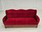 Danish 3-Seater Sofa in Velour with Oak Legs, 1960s, Image 5