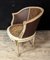 Louis XVI Office Armchair in Lacquered Wood 4