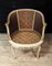 Louis XVI Office Armchair in Lacquered Wood 1