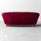 3-Seater Sofa in Red Velvet, 1950s 8