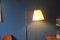 Lámpara de pie danesa ajustable de latón, años 60, Imagen 10