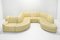 Modulares Snake Sofa aus gestepptem Leder von Laauser, 1990er, 8 . Set 8